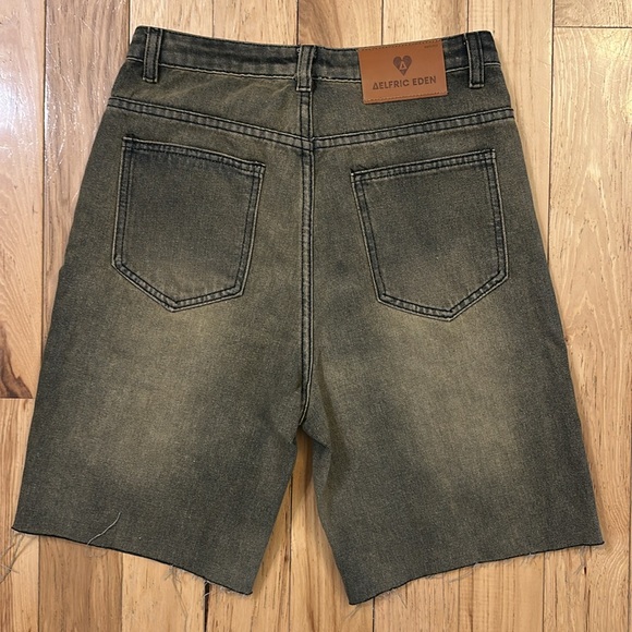AELFRIC EDEN MULTI DISTRESSED JORTS - Picture 3 of 5